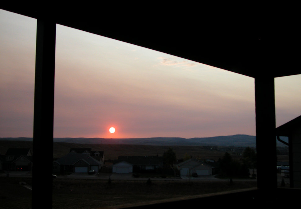 Laramie, WY: Sunrise in Laramie