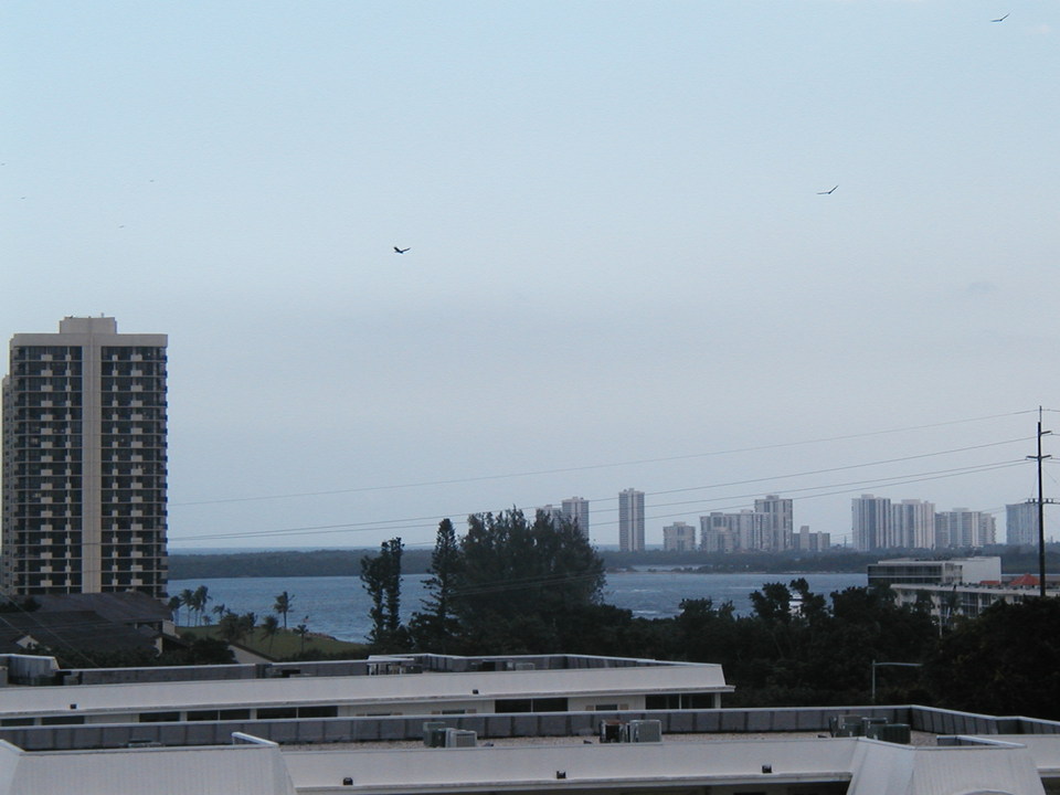 North Palm Beach, FL: Looking East to Singer Island from the Gemini