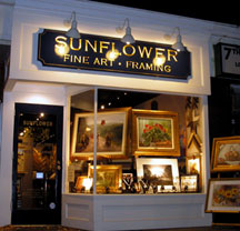 Garden City, NY : Garden City's own -Sunflower Fine Art & Framing