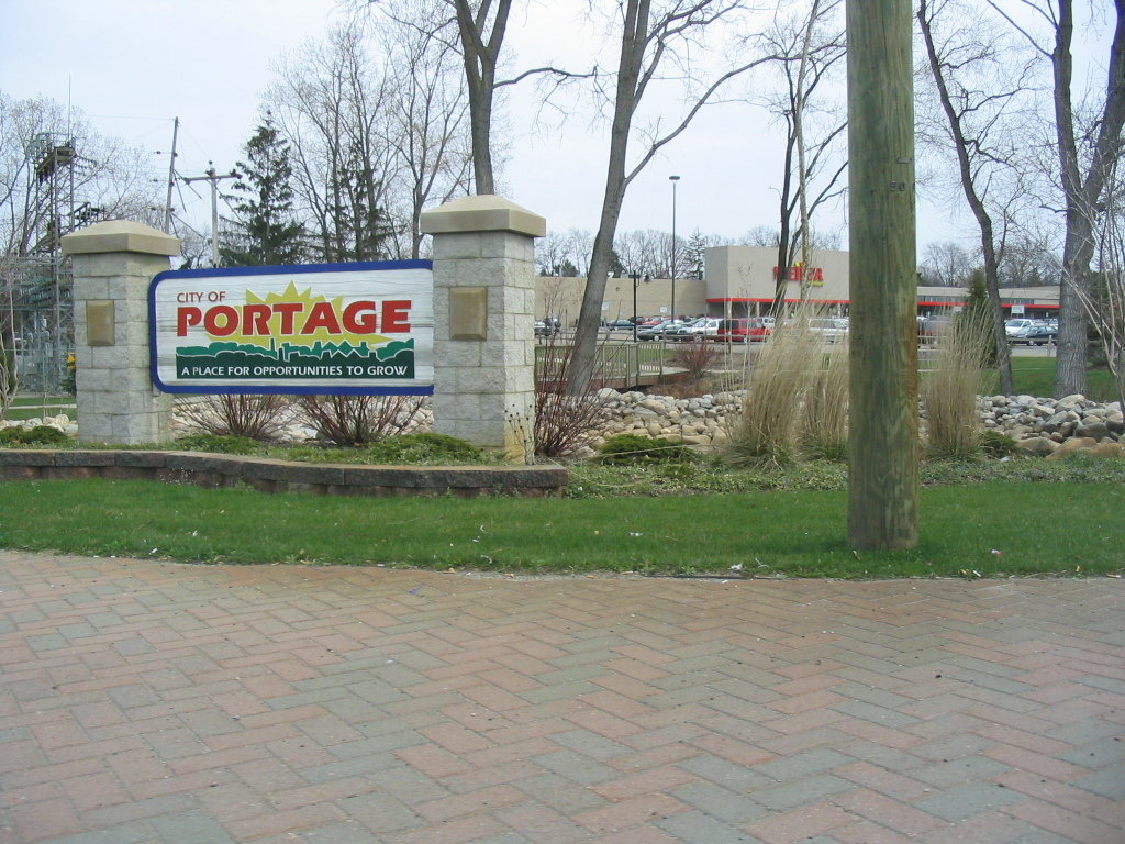 Portage, MI: Welcoming Sign
