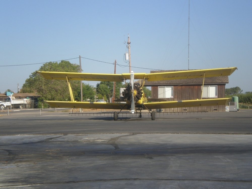 Westley, CA : Crop Duster At Westley Airport