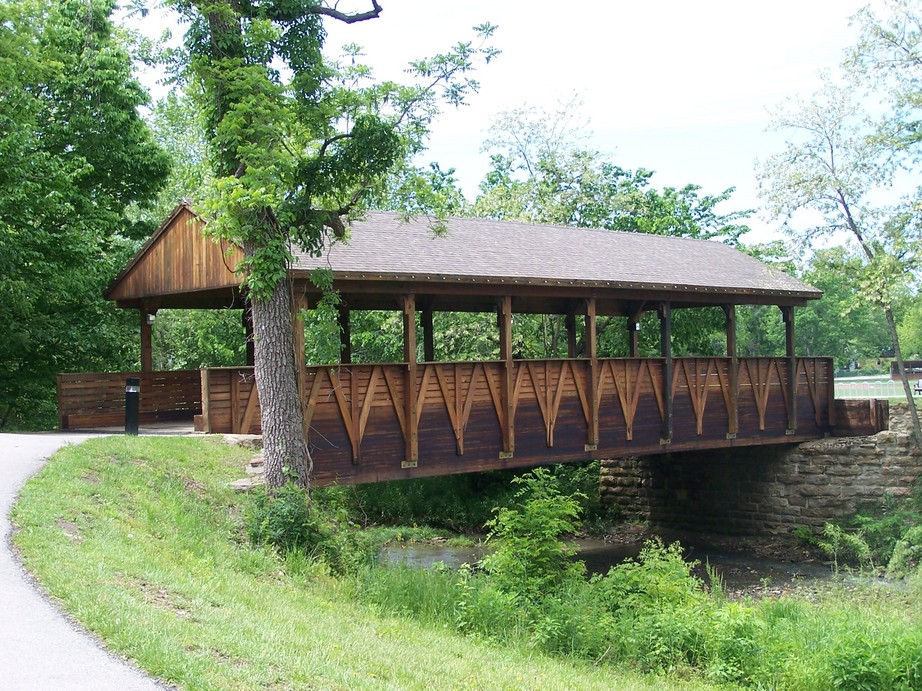 Fulton, MO: Covered Bridge at Stinson Creek Walking Trail
