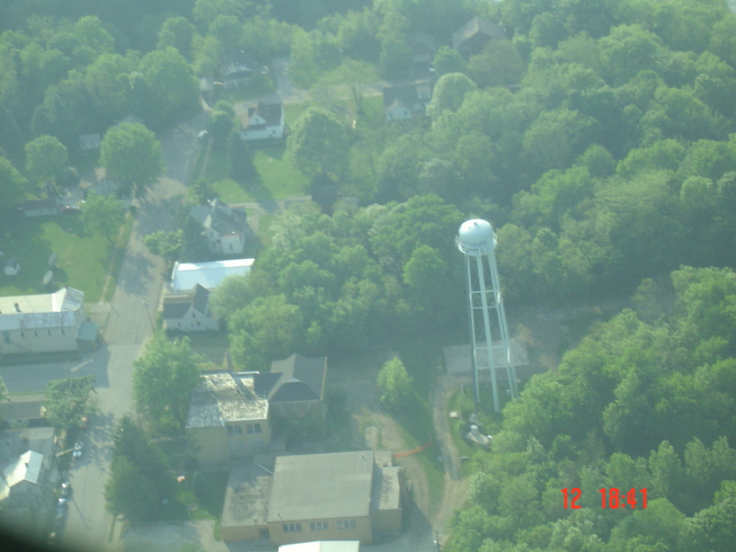 Harveysburg, OH Center Of Harveysburg And The Old Fashoined