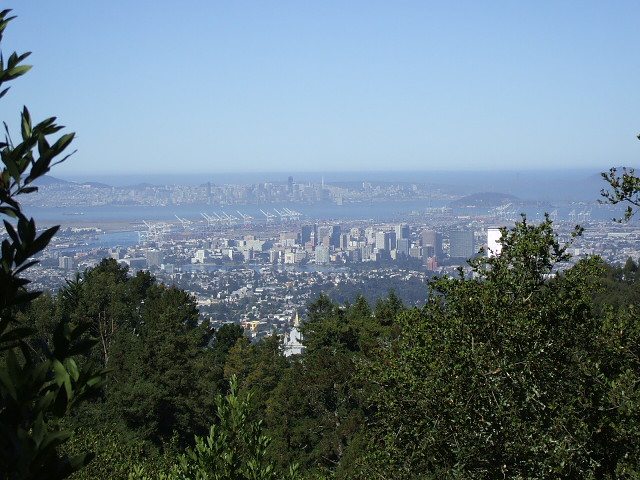 Oakland, CA: Looking Across the bay from the Oakland Hills