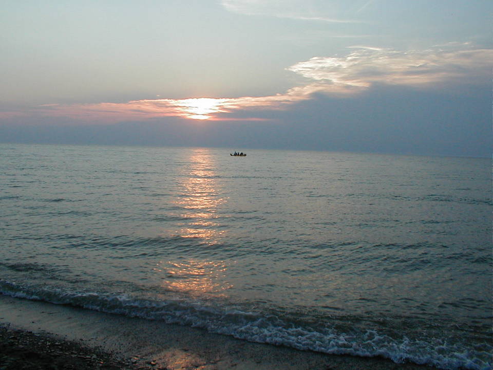 Lake City, PA : Sunset over lake erie, Lake City PA photo, picture