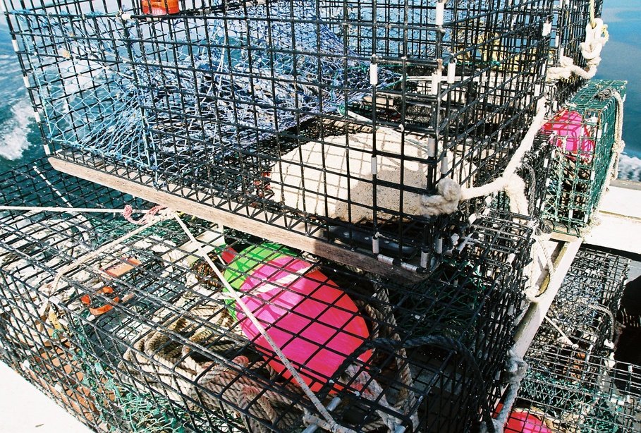 Bar Harbor, ME : Lobster Pots july 2007~