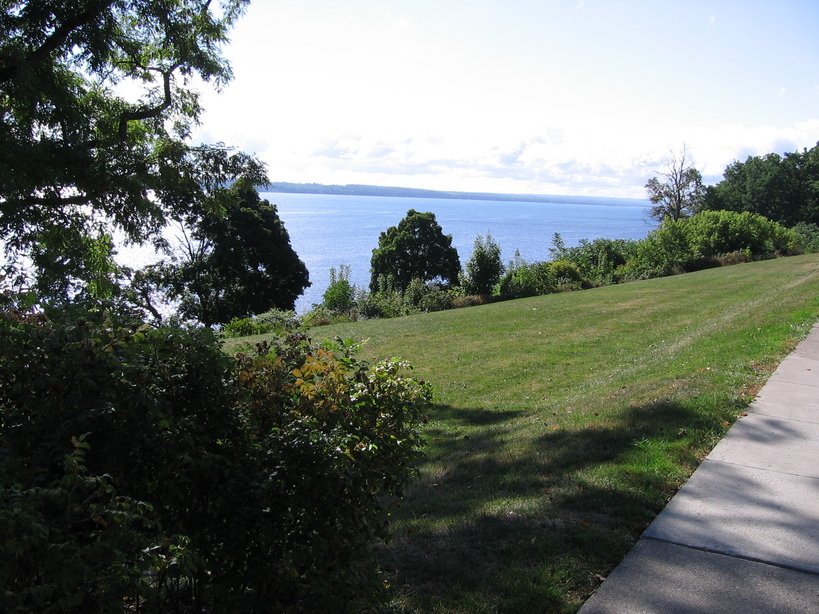 Geneva, NY: View of Seneca Lake from Main Street