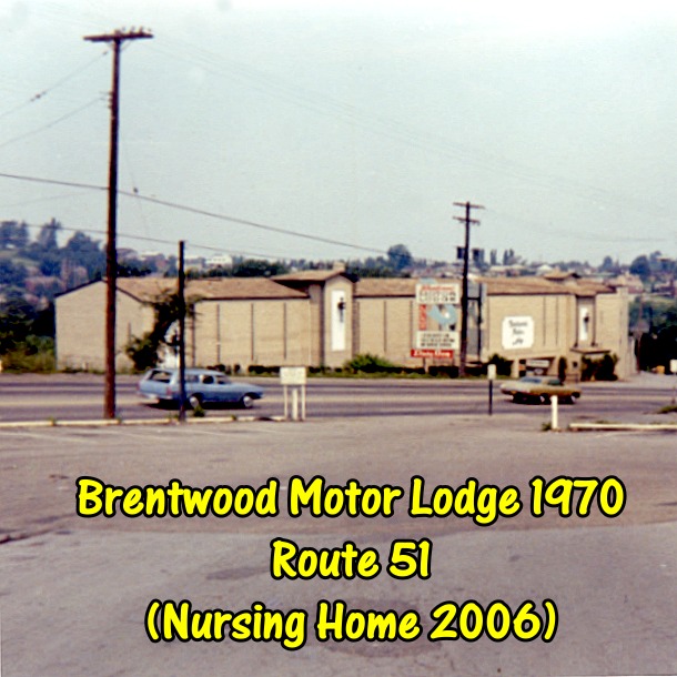 Brentwood, PA: The Motel I lived in during my visit in 1970