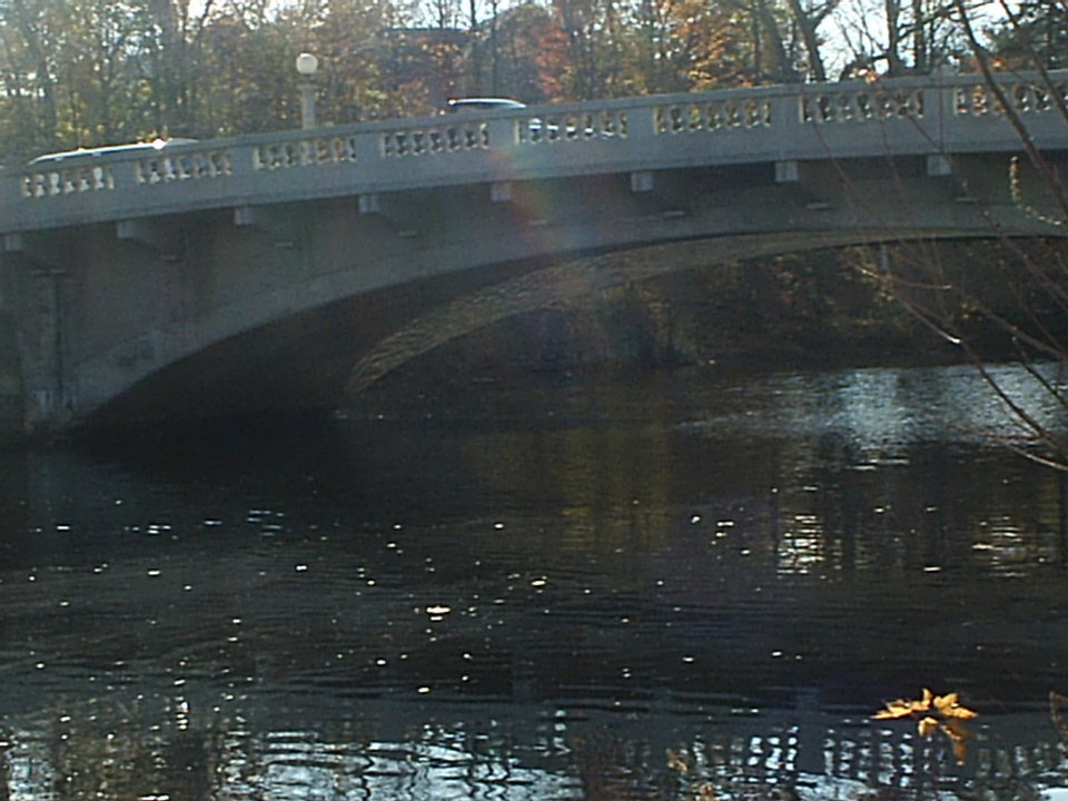 Goffstown, NH The river beneath Main Street bridge photo, picture