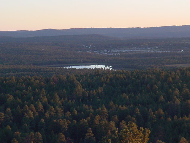 Pinetop-Lakeside, AZ: View from Porter Mountain, Lakeside