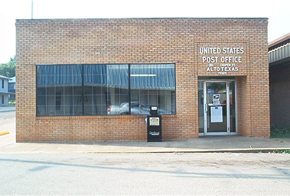 Alto, TX: Post Office in Alto Tx