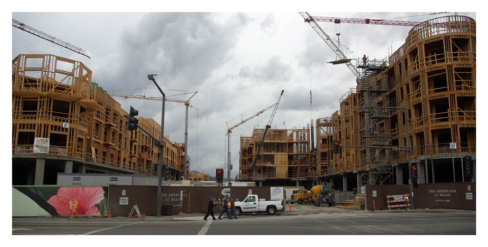 Glendale, CA : Future New Town Center - The Americana at Brand Sept 2007