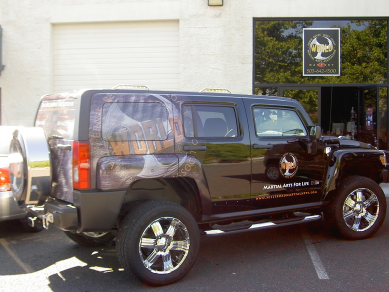 Hillsboro, OR : The Ernie Reyes Hummers are seen all over Hillsboro!