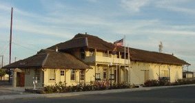 Willcox, AZ : Train Depot / City Hall in old Downtown