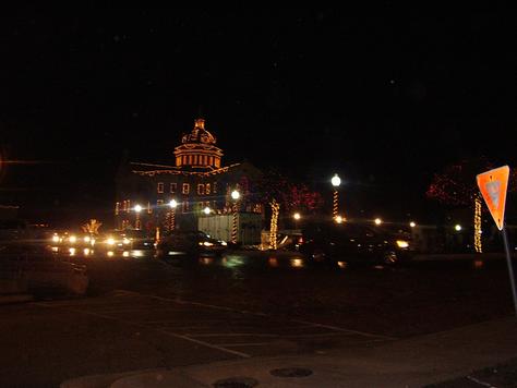 Marshall, TX : marshall court house at night