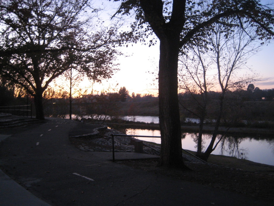 Oroville, CA : Feather River sun set
