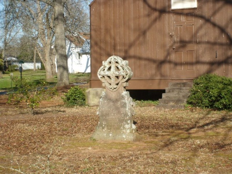Talbotton, GA: Stone Monument - Zion Episcopal Church, Talbotton
