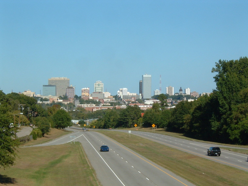 Columbia, SC: Columbia Skyline from the Lexington County side