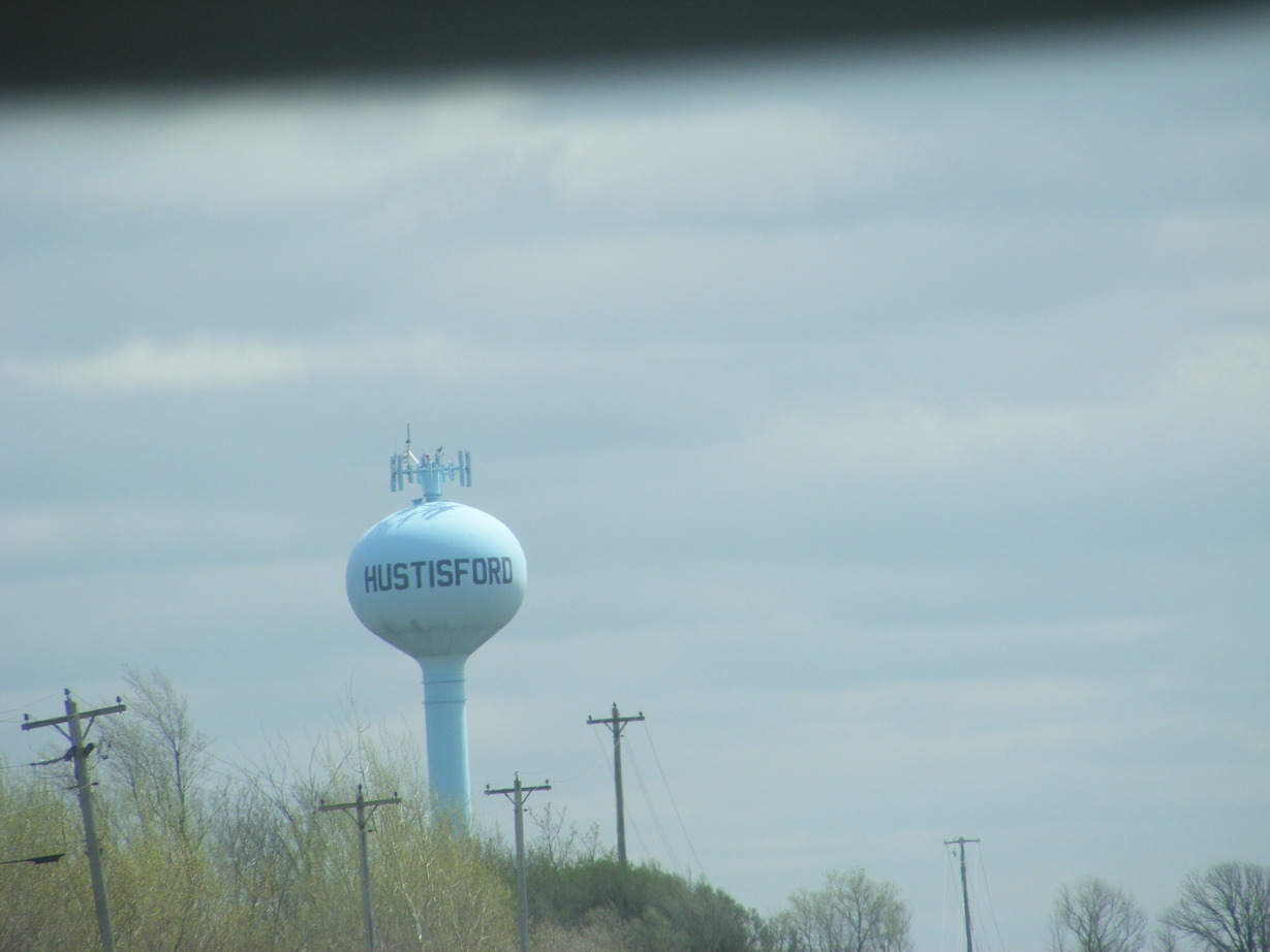 Hustisford, WI: water tower