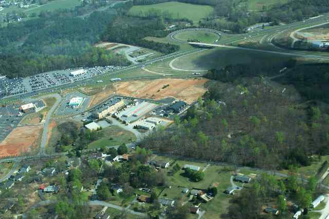 Easley, SC: Ariel view of the new Southern Center at Hwy 123 & Hwy 153