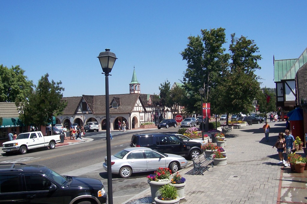 Solvang, CA: One section of town