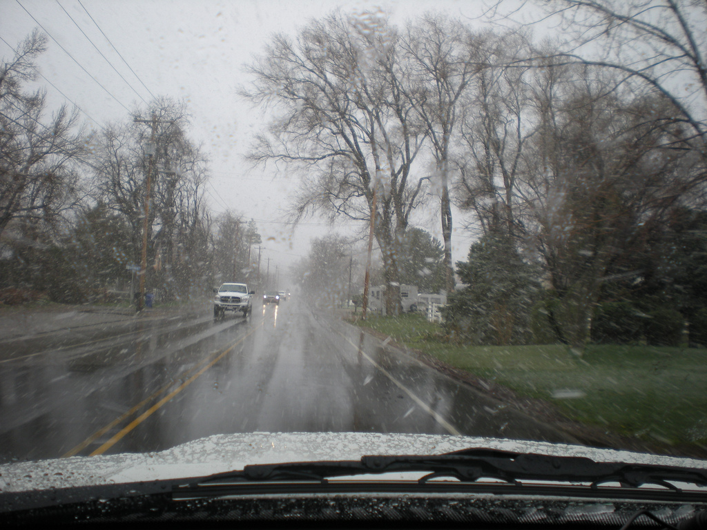 Draper, UT: Driving In The Snow