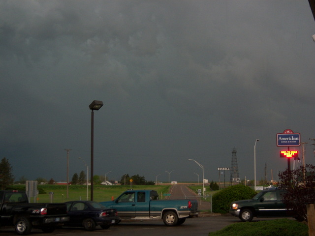 Russell, KS: Bad Storm - May 2008