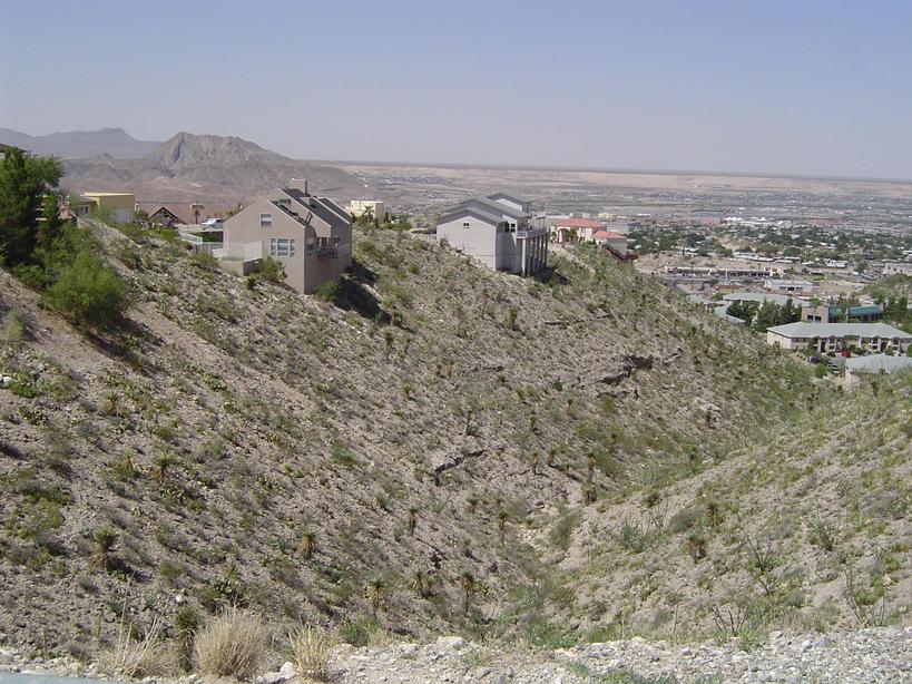 El Paso, TX : West Slopes of the Franklins