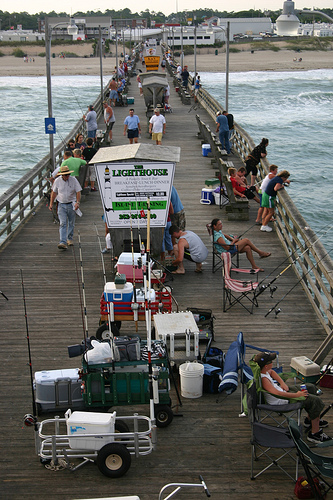 Emerald Isle, NC : Bogue Inlet Pier in Emerald Isle