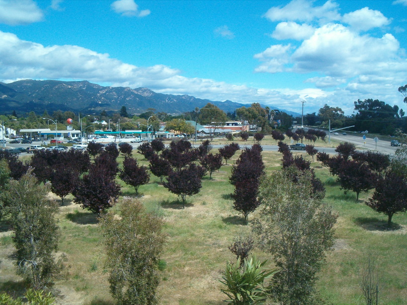 Goleta, CA: U.S. 101 and the Santa Ynez Mountains