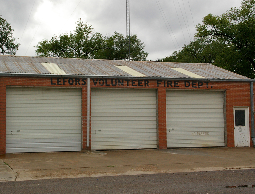 Lefors, TX LEFORS VOLUNTEER FIRE DEPT on North Main Street. Lefors