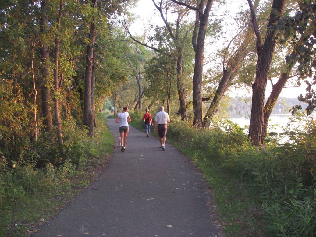 Alexandria, MN: The new bike paths, converted from the old railroad tracks