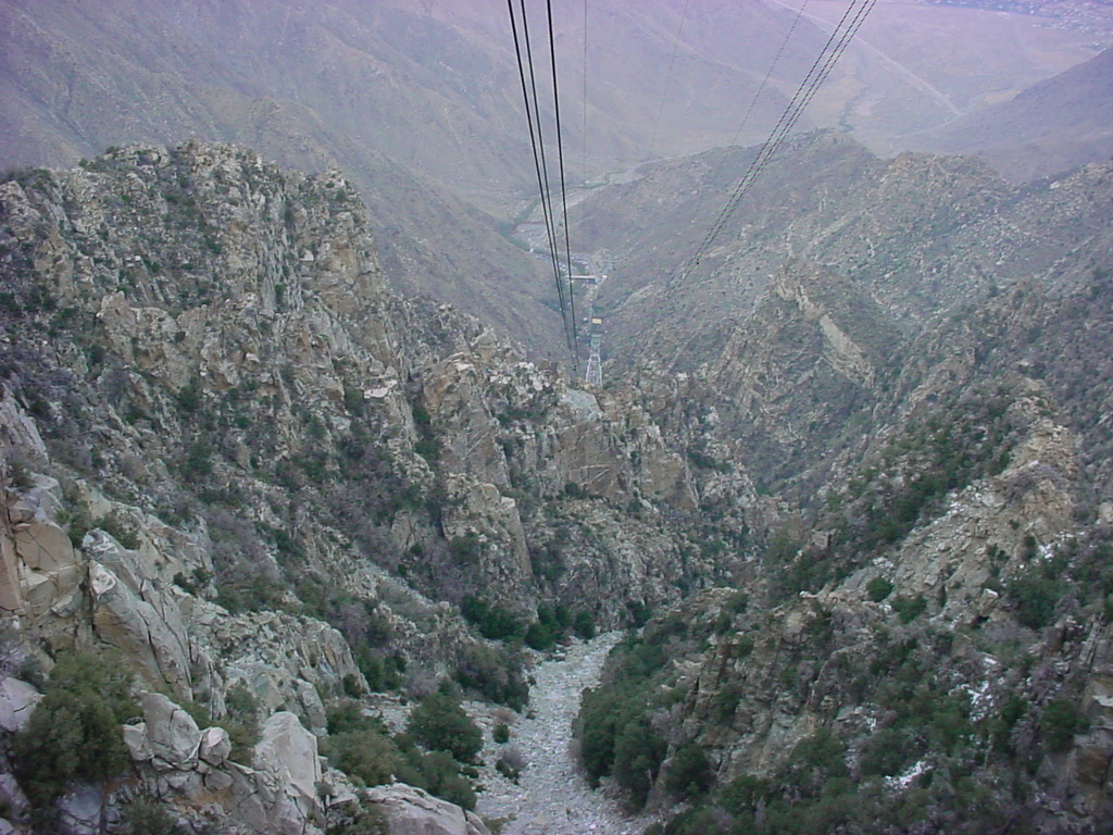 Palm Springs, CA : Veiw from the top of the Tram platform