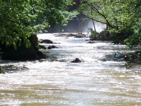 Elyria, OH : The Black River at Cascade Park