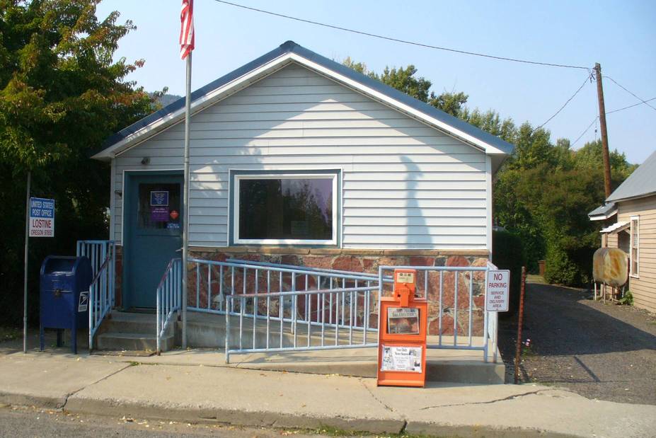 Lostine, OR : Lostine Post Office, Sept 2008
