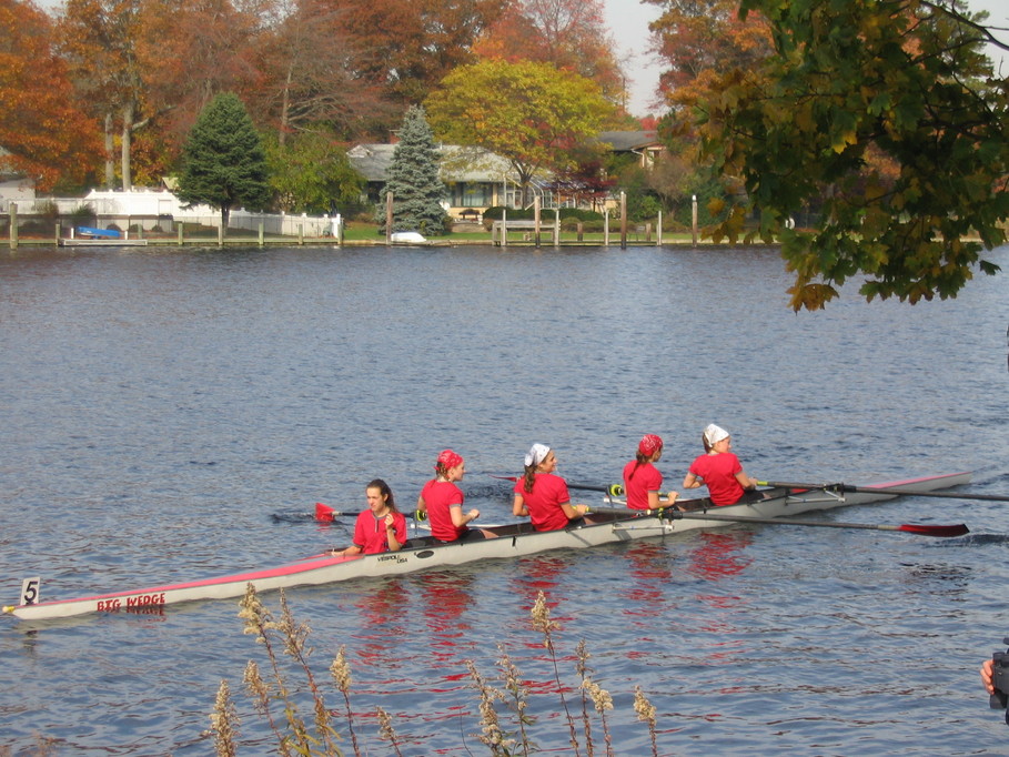 Oakdale, NY: skulling on the Connetquot River,Dowling College