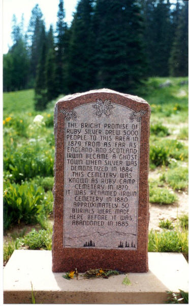 Crested Butte, CO : Ruby Camp Cemetery