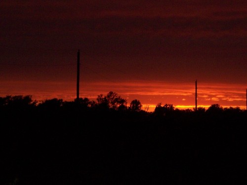 Liberal, MO : sunset at my home