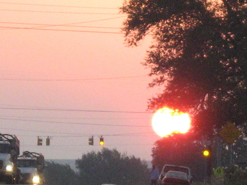 Darrouzett, TX : Sun rise in Darrouzett, TX