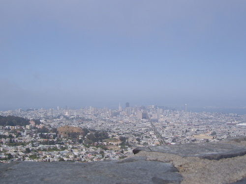 San Francisco, CA: San Francisco, CA as seen from twin peaks