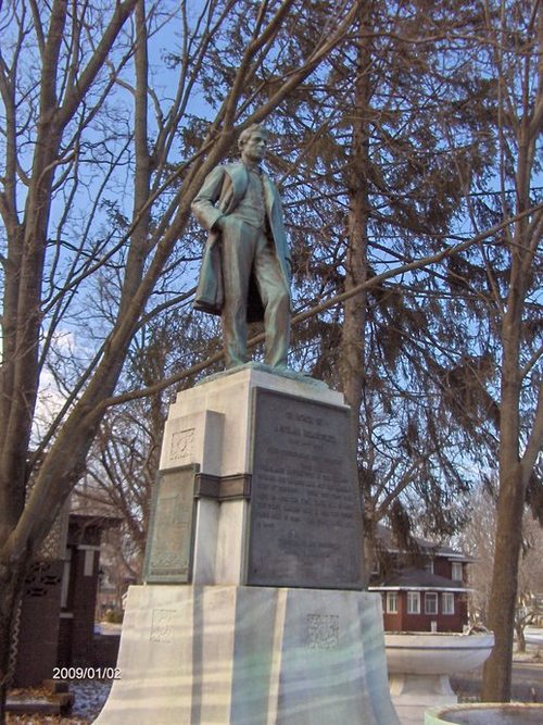 Elkhart, IN: Havilah Beardsley Monument, Founder of Elkhart