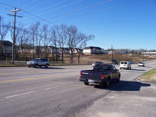 Lexington, SC : Looking down US-1 in Lexington, South Carolina, January 9th, 2009.
