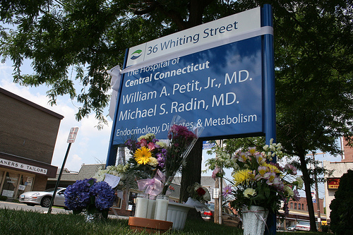 Plainville, CT: tribute to Dr. Petite