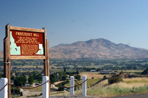 Emmett, ID : Freezeout Hill looking over the Valley, Emmett Idaho photo