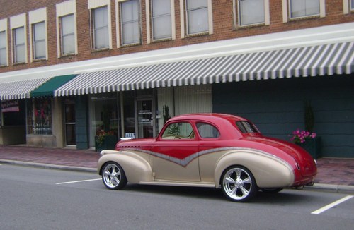 Mount Holly NC 1940 Chevy Deluxe in Downtown Mt Holly