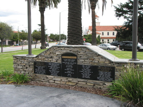 Torrance, CA: Ted Tanoye Memorial at Torrance High School - Medal of Valor Recipient
