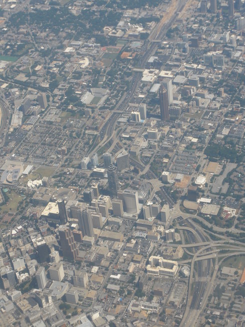Atlanta, GA: Aerial view of Atlanta