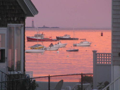 Nahant, MA : Between two houses