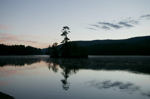 Lake Luzerne, NY : morning lake