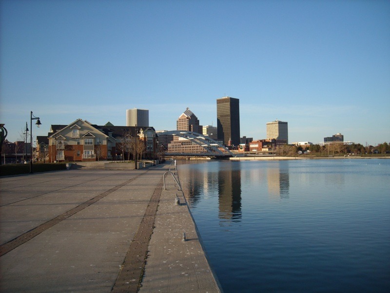 Rochester, NY: Downtown Rochester and Genesse River